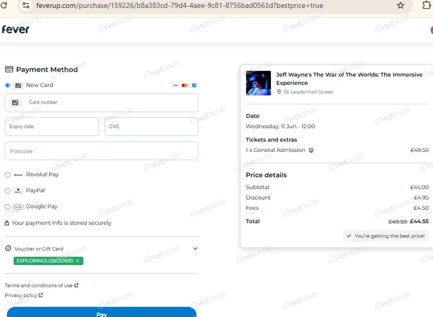Fever coupon code tested July 2026 – Coupons Scout