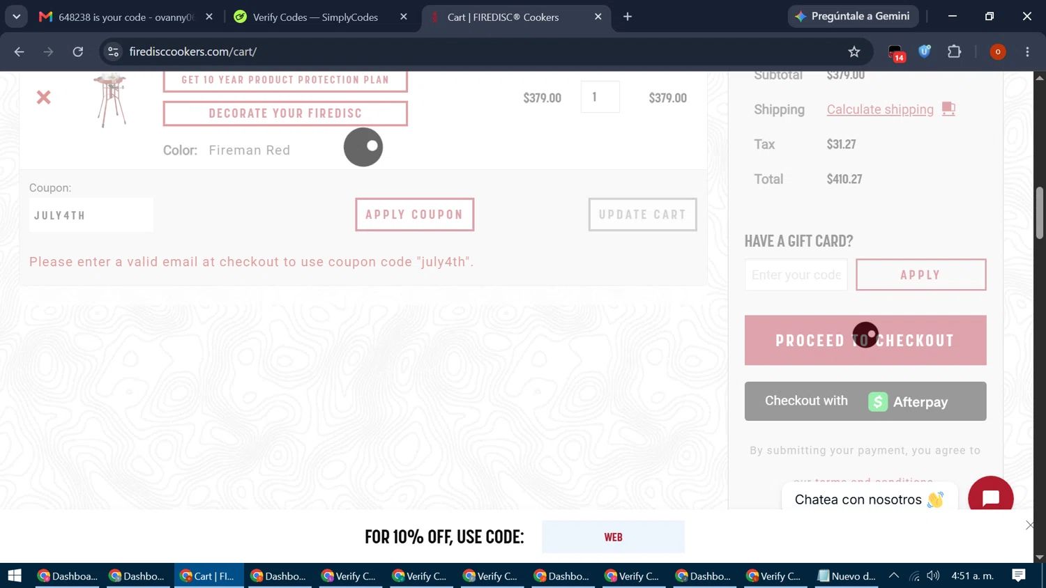 Firedisc Cookers coupon code tested July 2026 – Coupons Scout