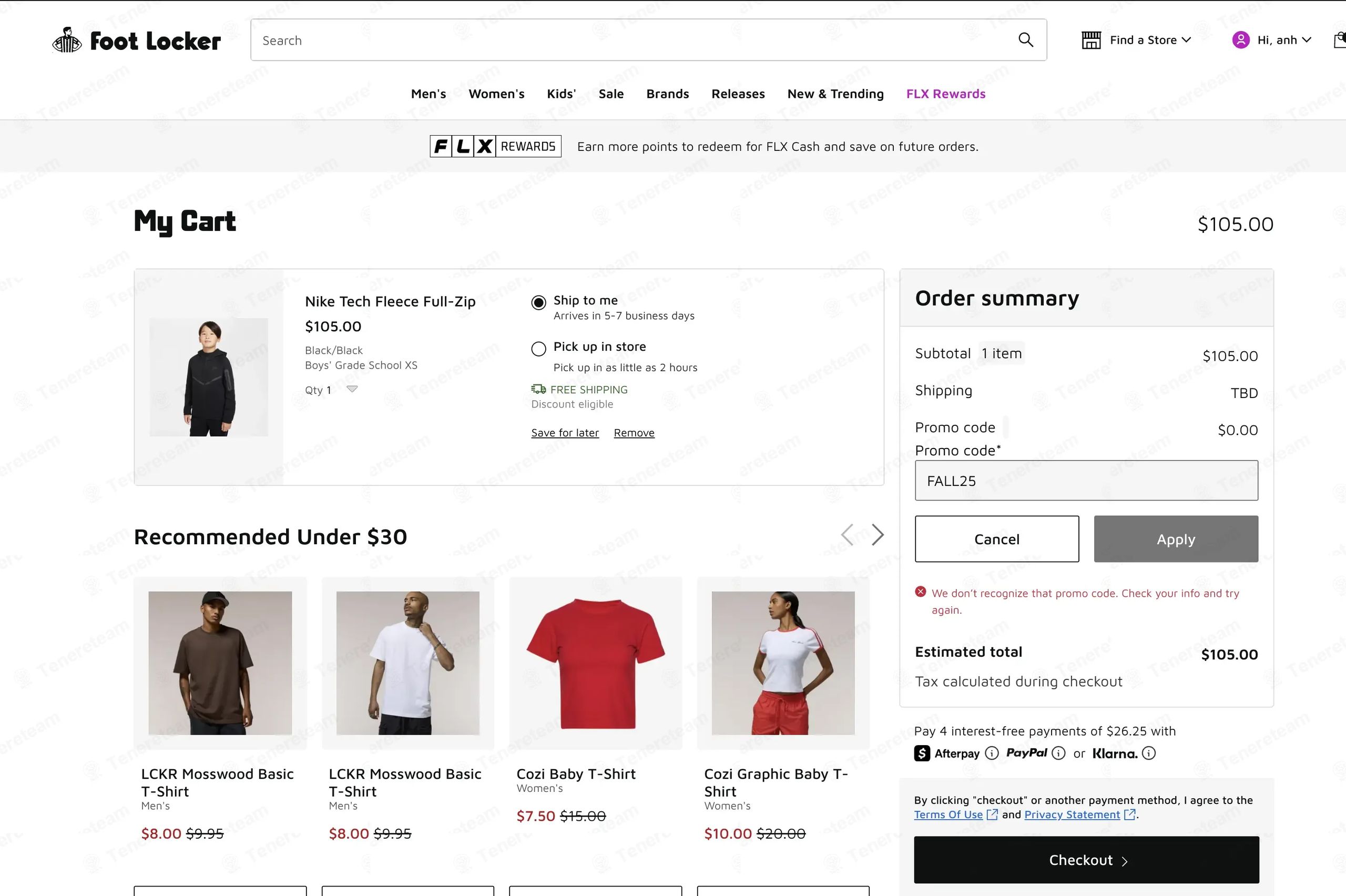 Foot Locker FR coupon code tested July 2026 – Coupons Scout