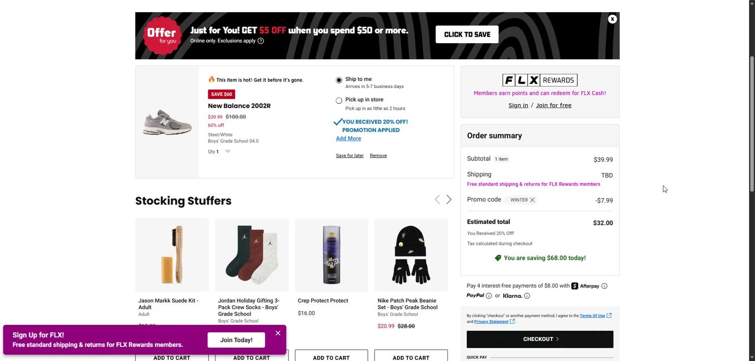 Foot Locker FR coupon code tested July 2026 – Coupons Scout