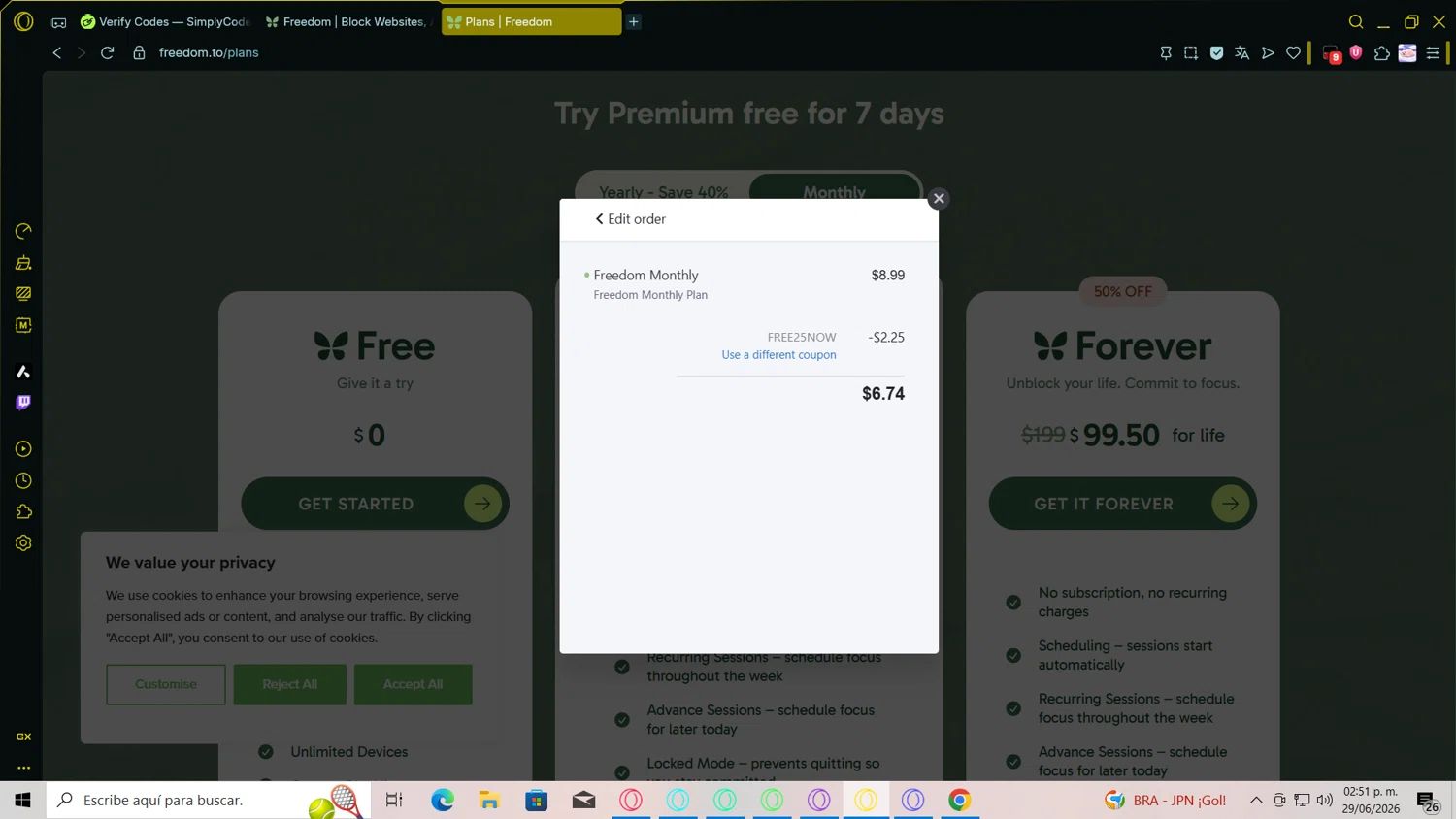 Freedom coupon code tested July 2026 – Coupons Scout