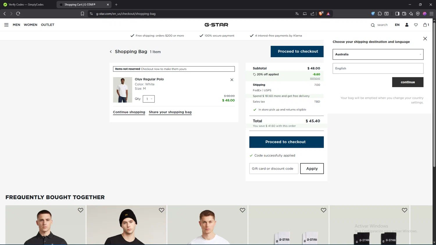 G-Star Raw coupon code tested July 2026 – Coupons Scout