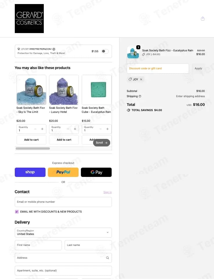 Gerard Cosmetics coupon code tested July 2026 – Coupons Scout