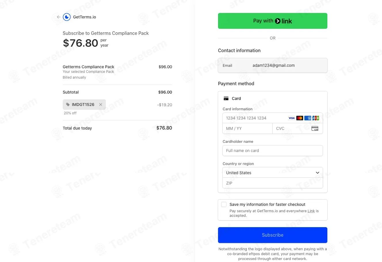 GetTerms coupon code tested July 2026 – Coupons Scout