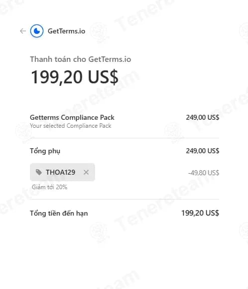 GetTerms coupon code tested July 2026 – Coupons Scout