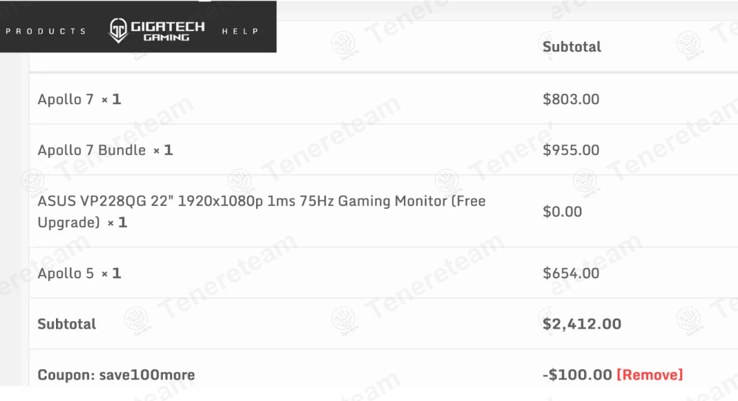 Gigatech Gaming coupon code tested July 2026 – Coupons Scout