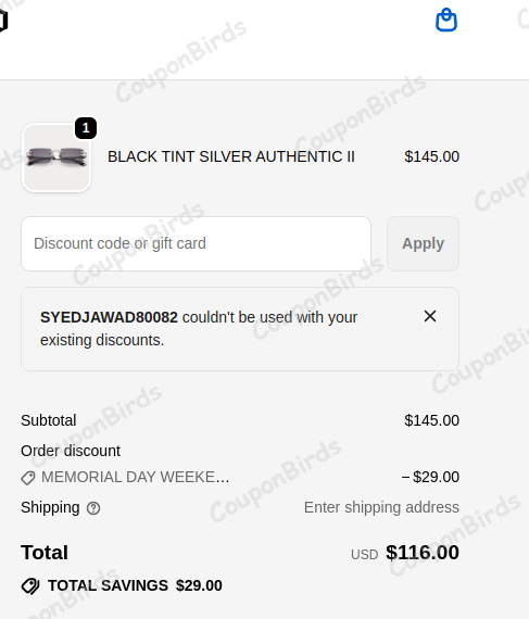 Gilded Eyewear coupon code tested July 2026 – Coupons Scout