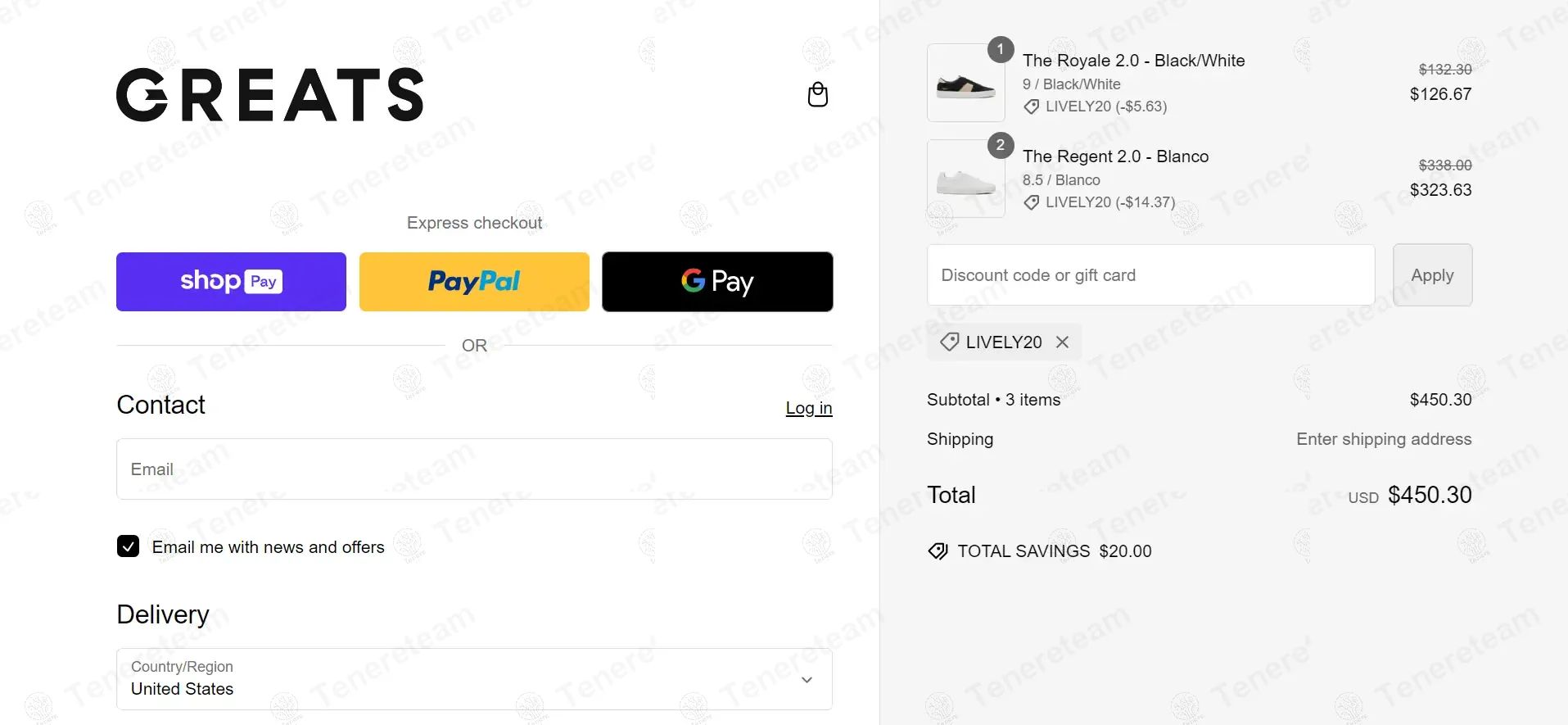 Greats coupon code tested July 2026 – Coupons Scout