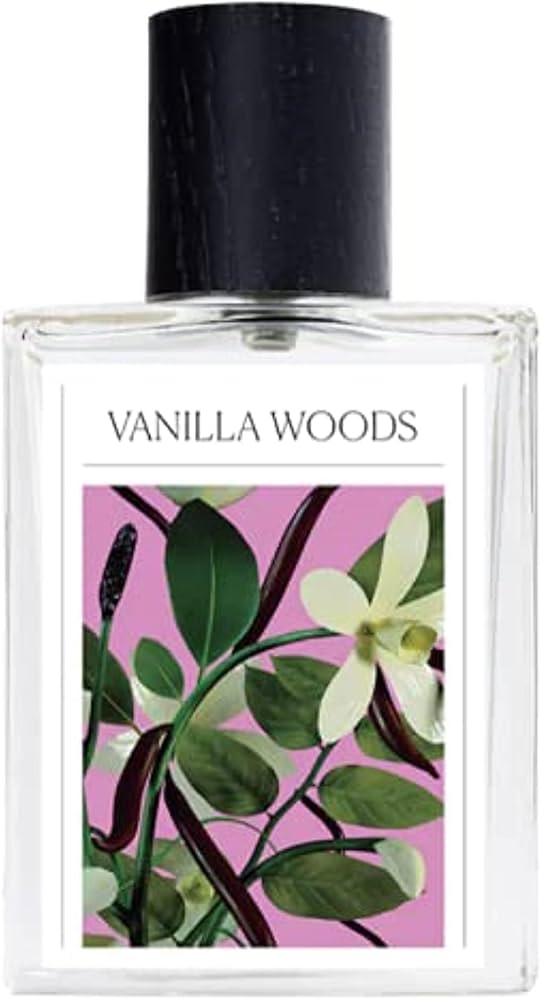 The 7 Virtues Vanilla Woods Eau de Parfum bottle 50ml showing hero clean fragrance with long-lasting formulation