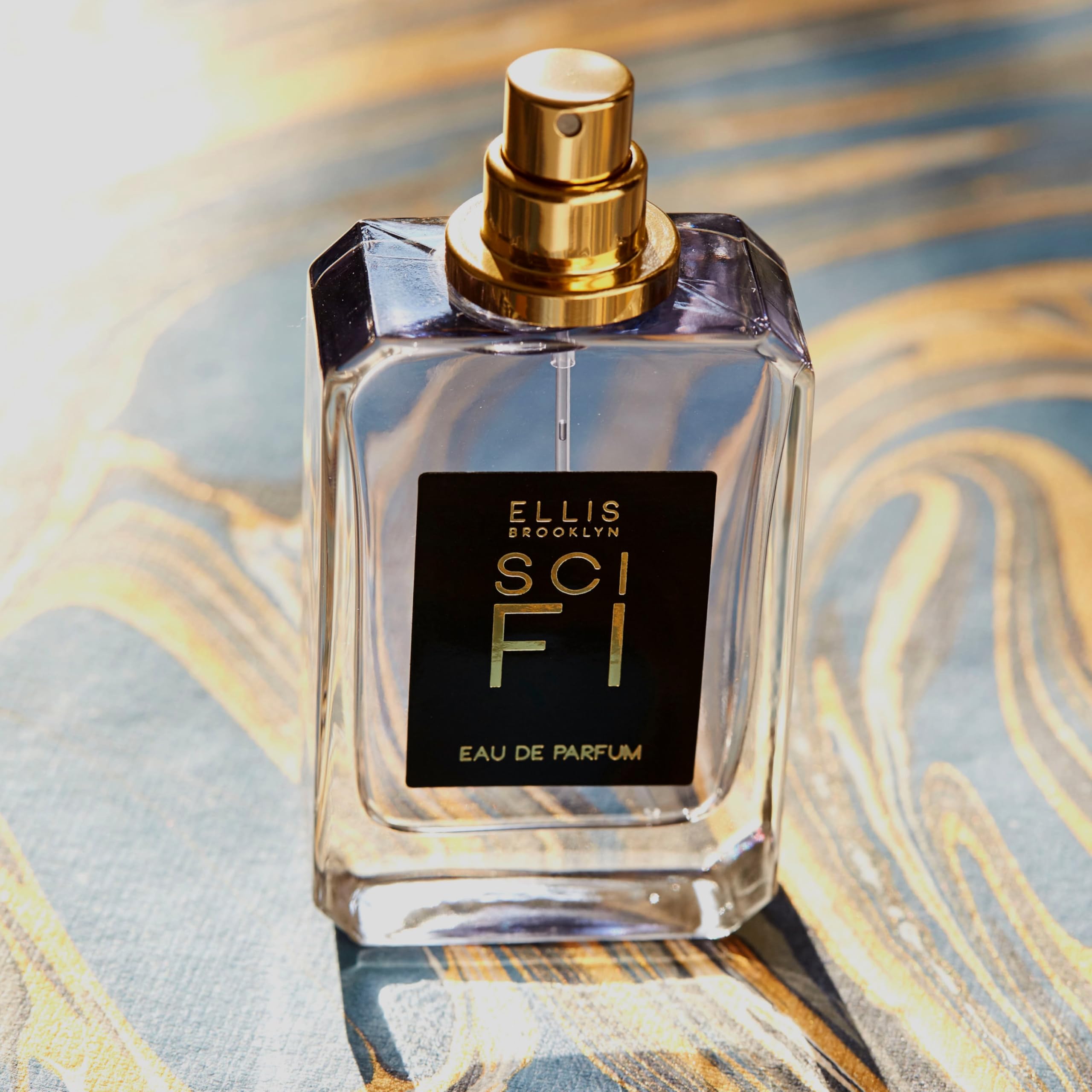 Ellis Brooklyn Sci Fi Eau de Parfum gourmand clean fragrance bottle with sustainable packaging