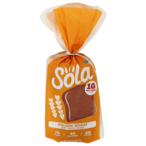 Sola Golden Wheat keto bread loaf ideal for sweet French toast preparation