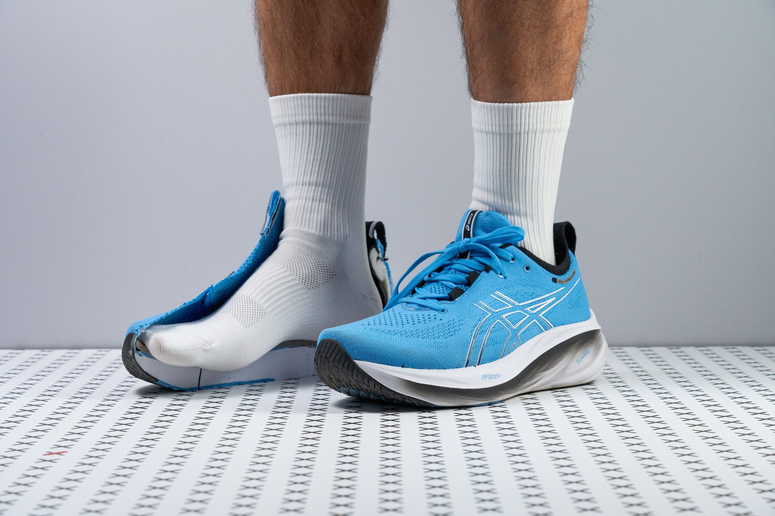 ASICS Gel-Nimbus 26 cushioned running shoe with FF BLAST PLUS ECO and PureGEL technology
