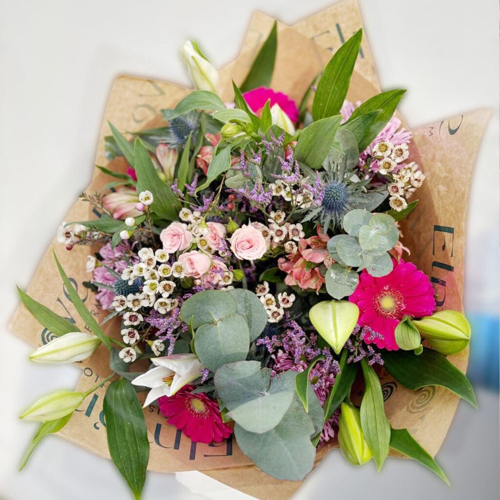 Elmgrove Irish flower farm bouquet showcasing centralized fulfillment quality control model