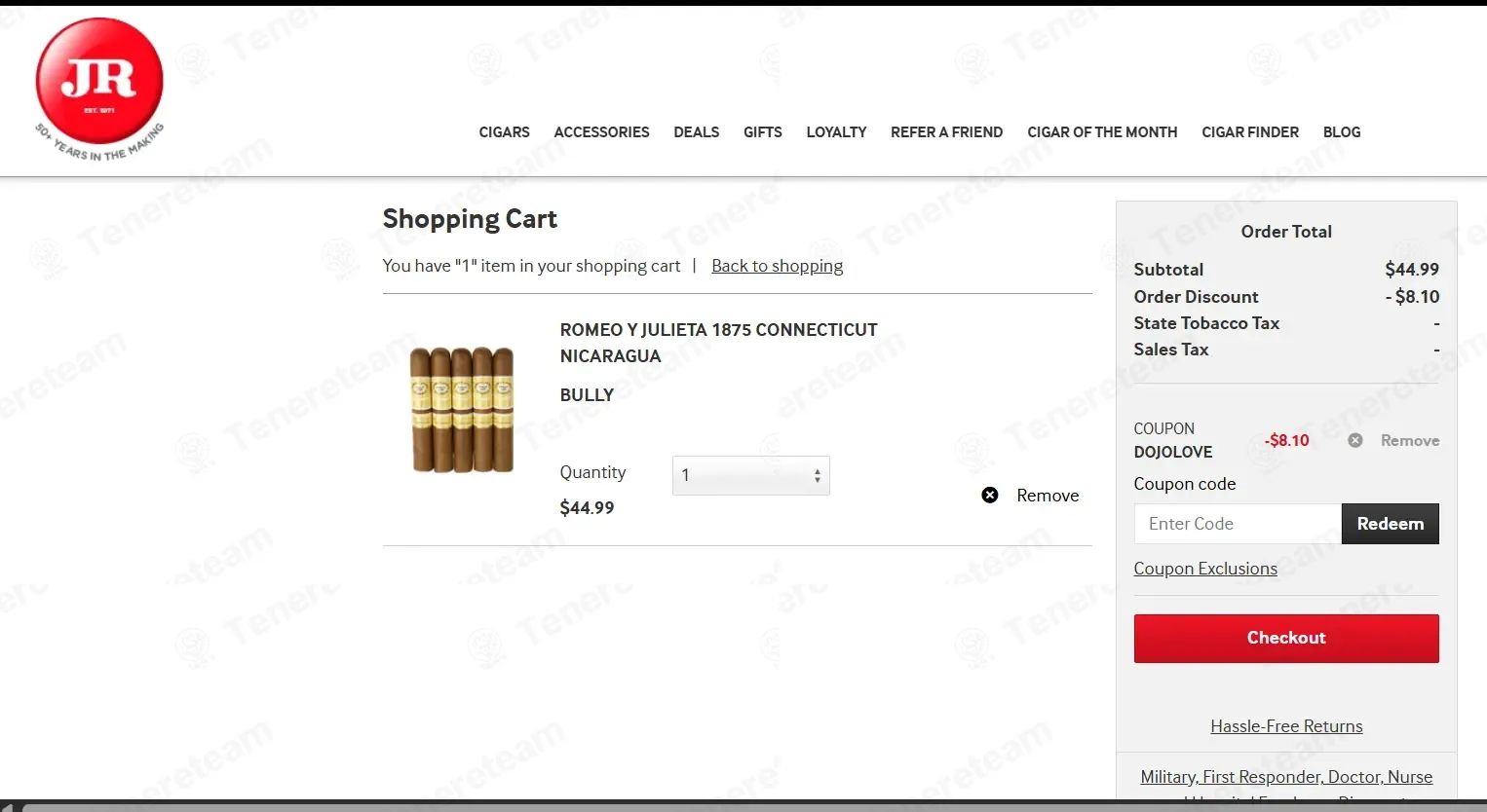 JR Cigars coupon code tested July 2026 – Coupons Scout
