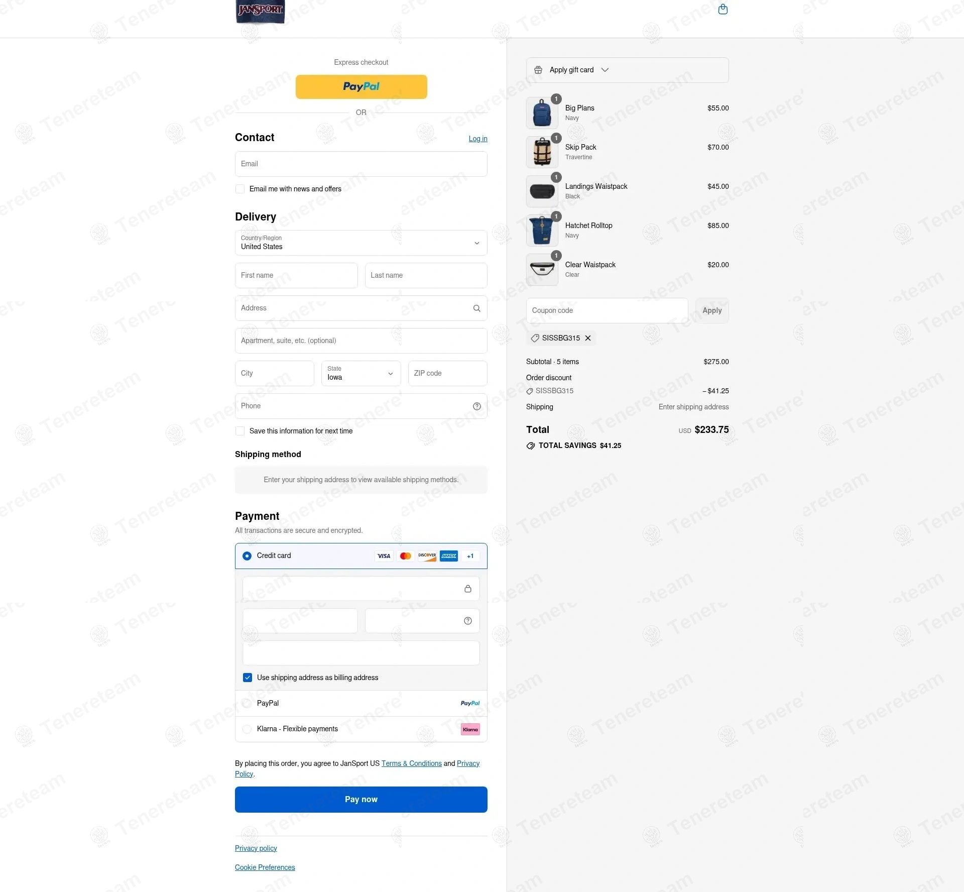JanSport coupon code tested July 2026 – Coupons Scout
