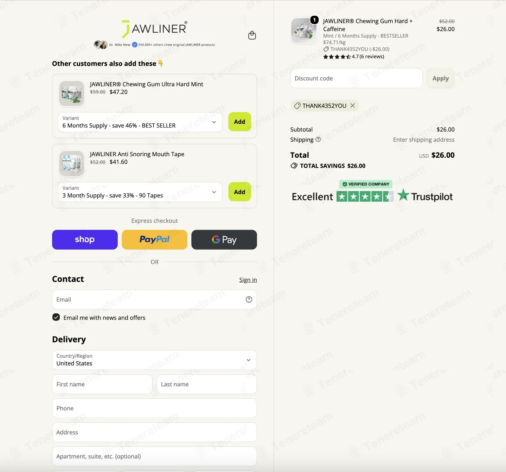 Jawliner coupon code tested September 2026 – Coupons Scout