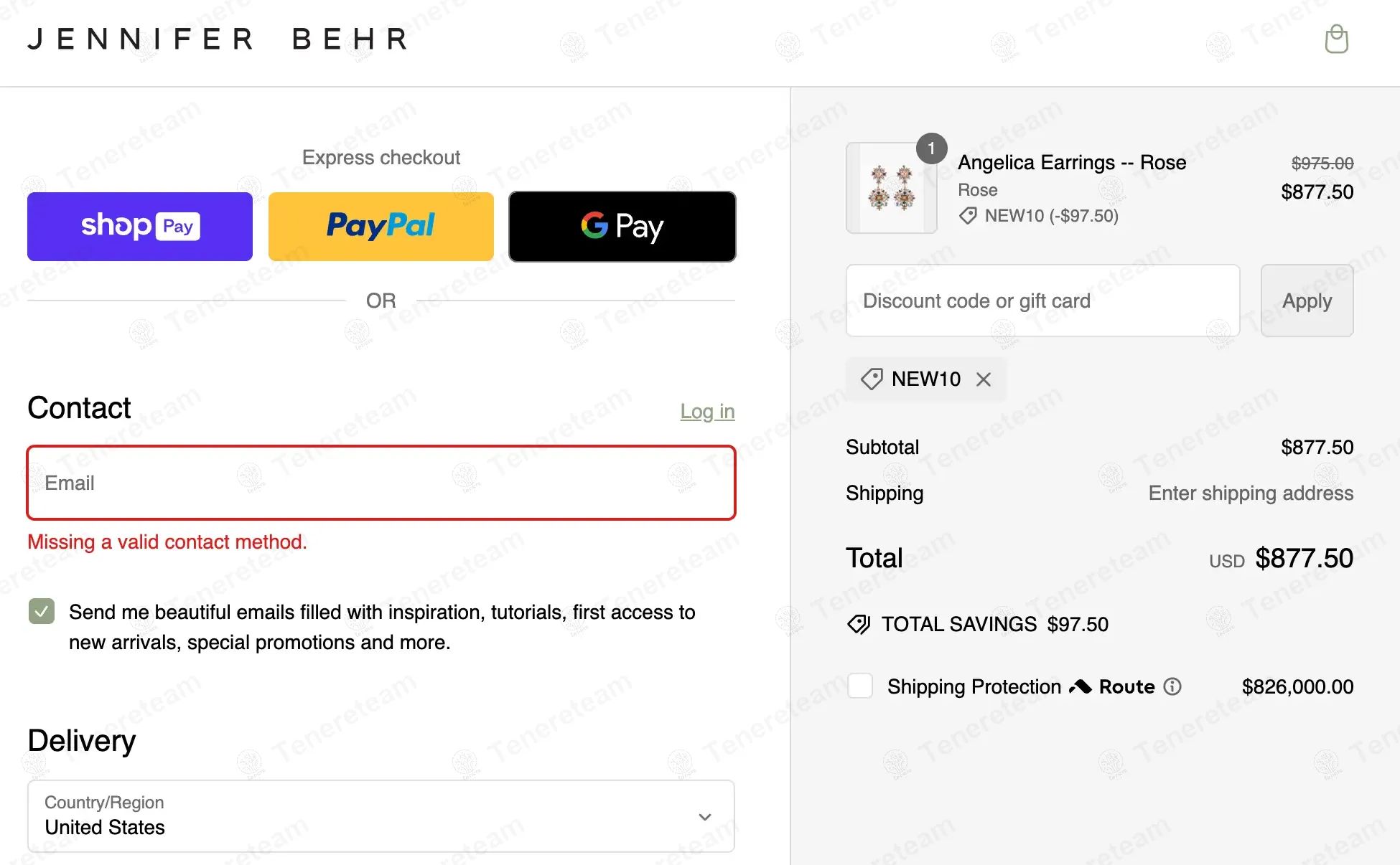 Jennifer Behr coupon code tested July 2026 – Coupons Scout