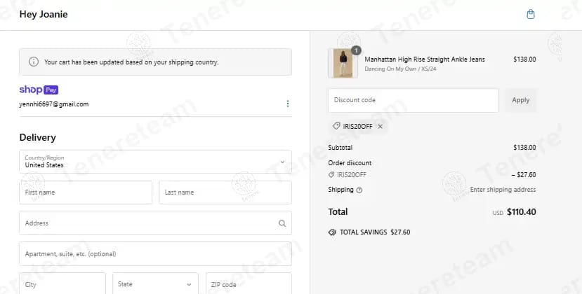 Joanie Clothing coupon code tested July 2026 – Coupons Scout
