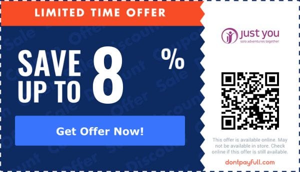 JustYou coupon code tested July 2026 – Coupons Scout