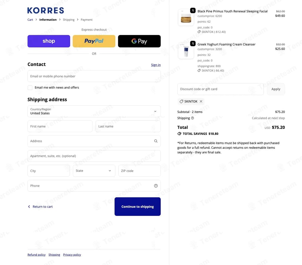 KORRES coupon code tested July 2026 – Coupons Scout