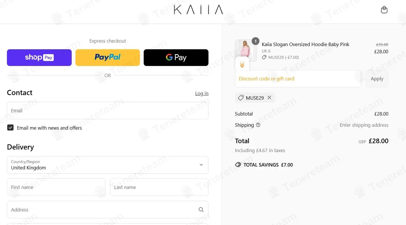 Kaiia the Label coupon code tested September 2026 – Coupons Scout