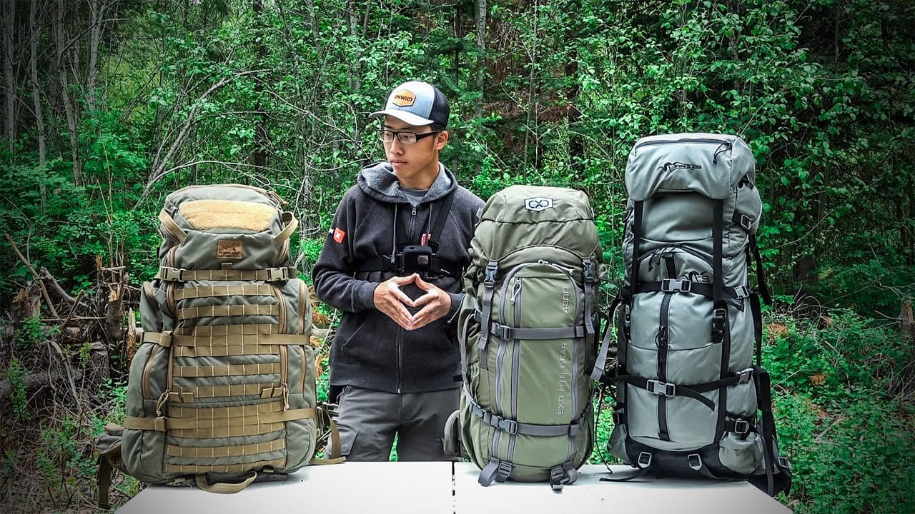 Kifaru Exo Mtn Gear and Stone Glacier hunting backpack side by side comparison