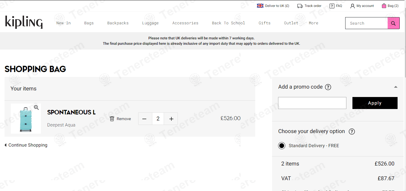 Kipling EU coupon code tested July 2026 – Coupons Scout