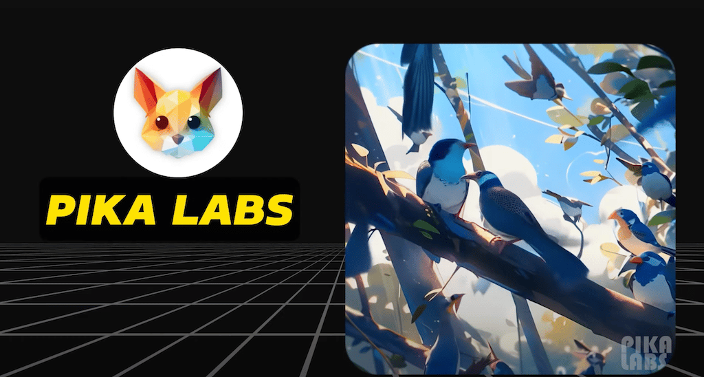 Pika Labs AI video generator platform showing text to video creative workflow tools