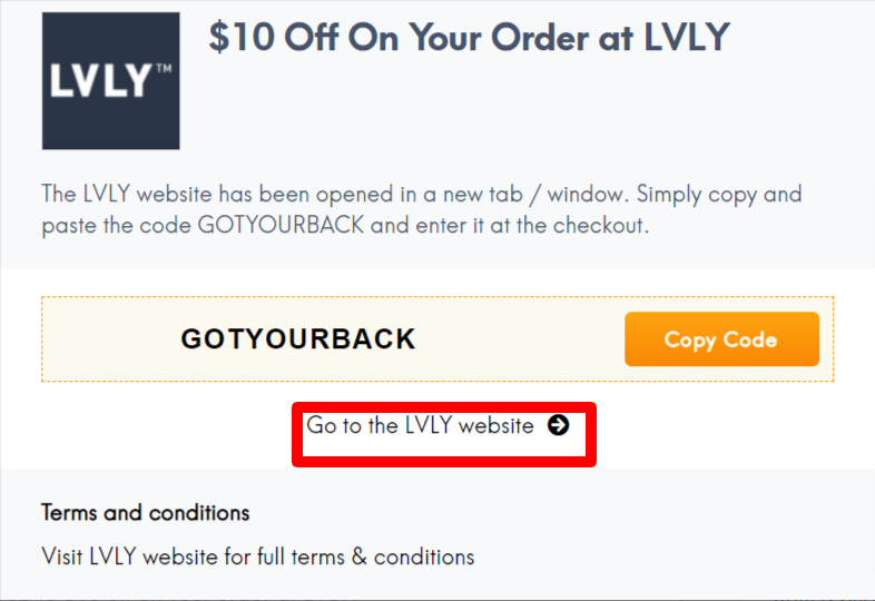 LVLY coupon code tested July 2026 – Coupons Scout