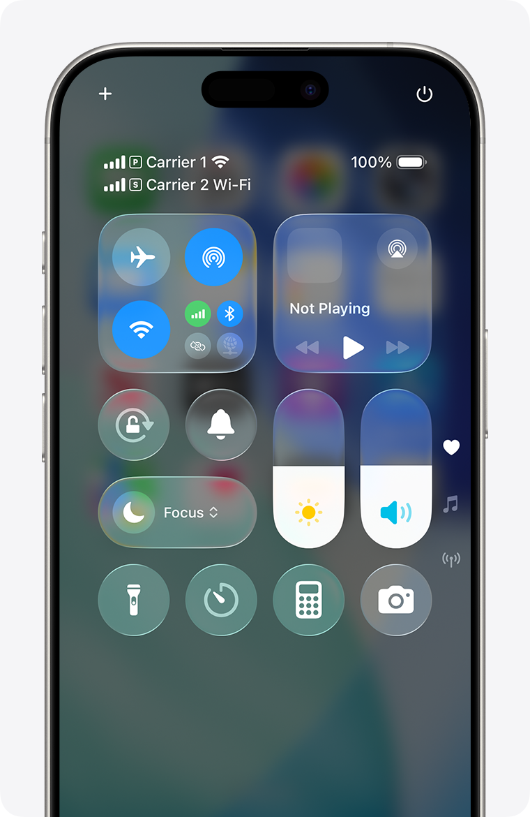 Dual SIM iPhone showing eSIM and physical SIM configuration for mobile plans