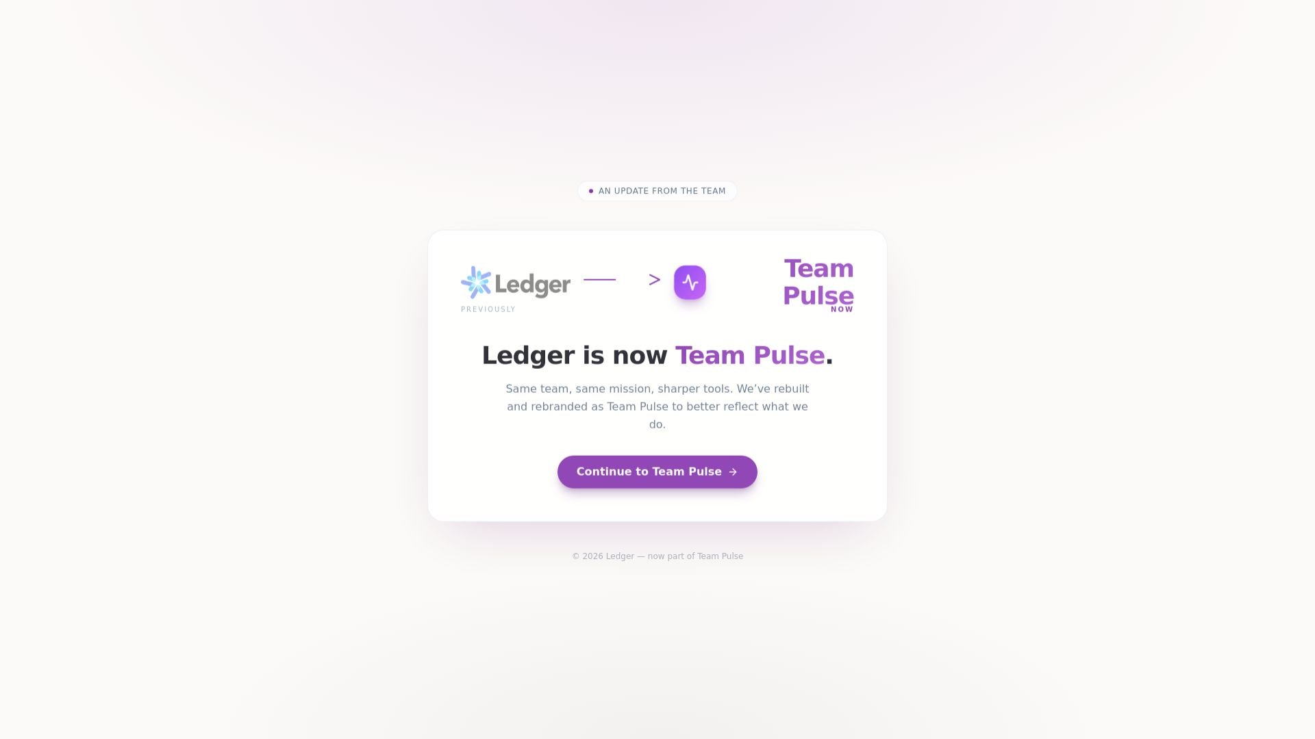 Ledgerteams official product July 2026