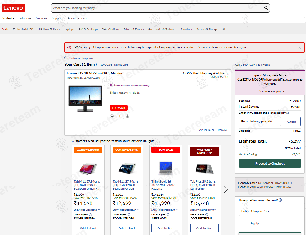 Lenovo Peru coupon code tested July 2026 – Coupons Scout