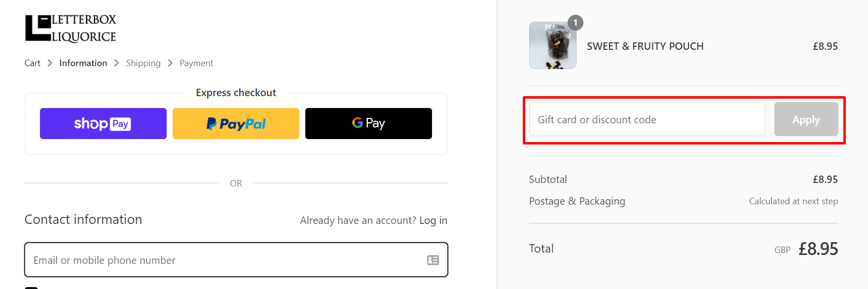 LetterboxLiquorice coupon code tested July 2026 – Coupons Scout