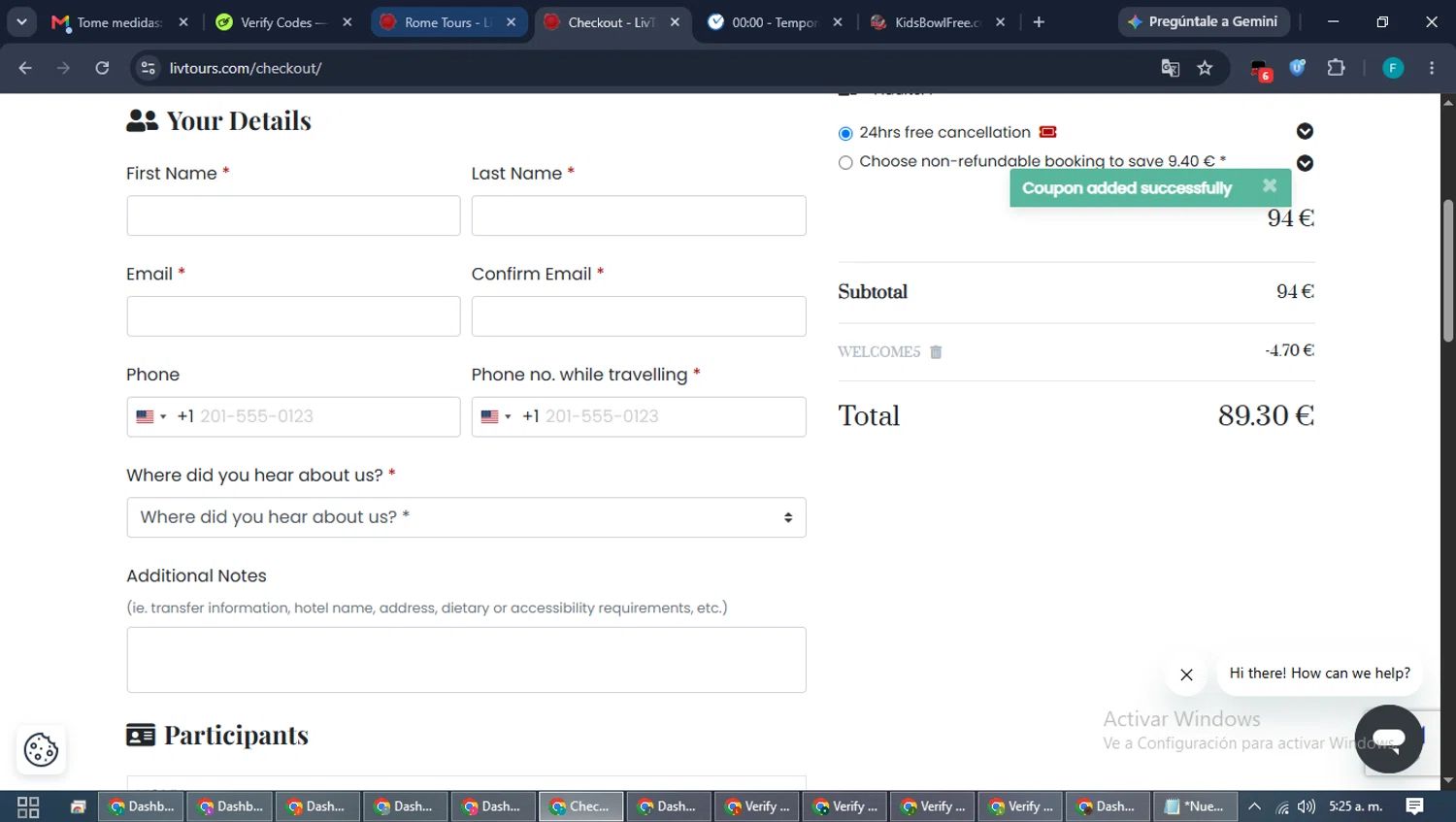 LivTours coupon code tested July 2026 – Coupons Scout