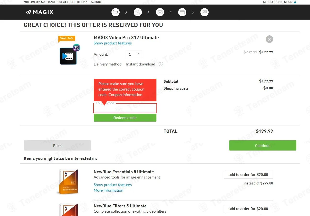 MAGIX Software coupon code tested July 2026 – Coupons Scout