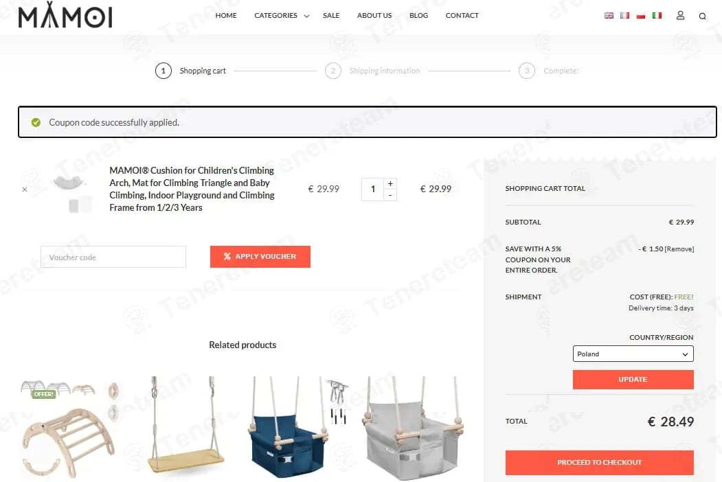 MAMOI.me DE coupon code tested July 2026 – Coupons Scout