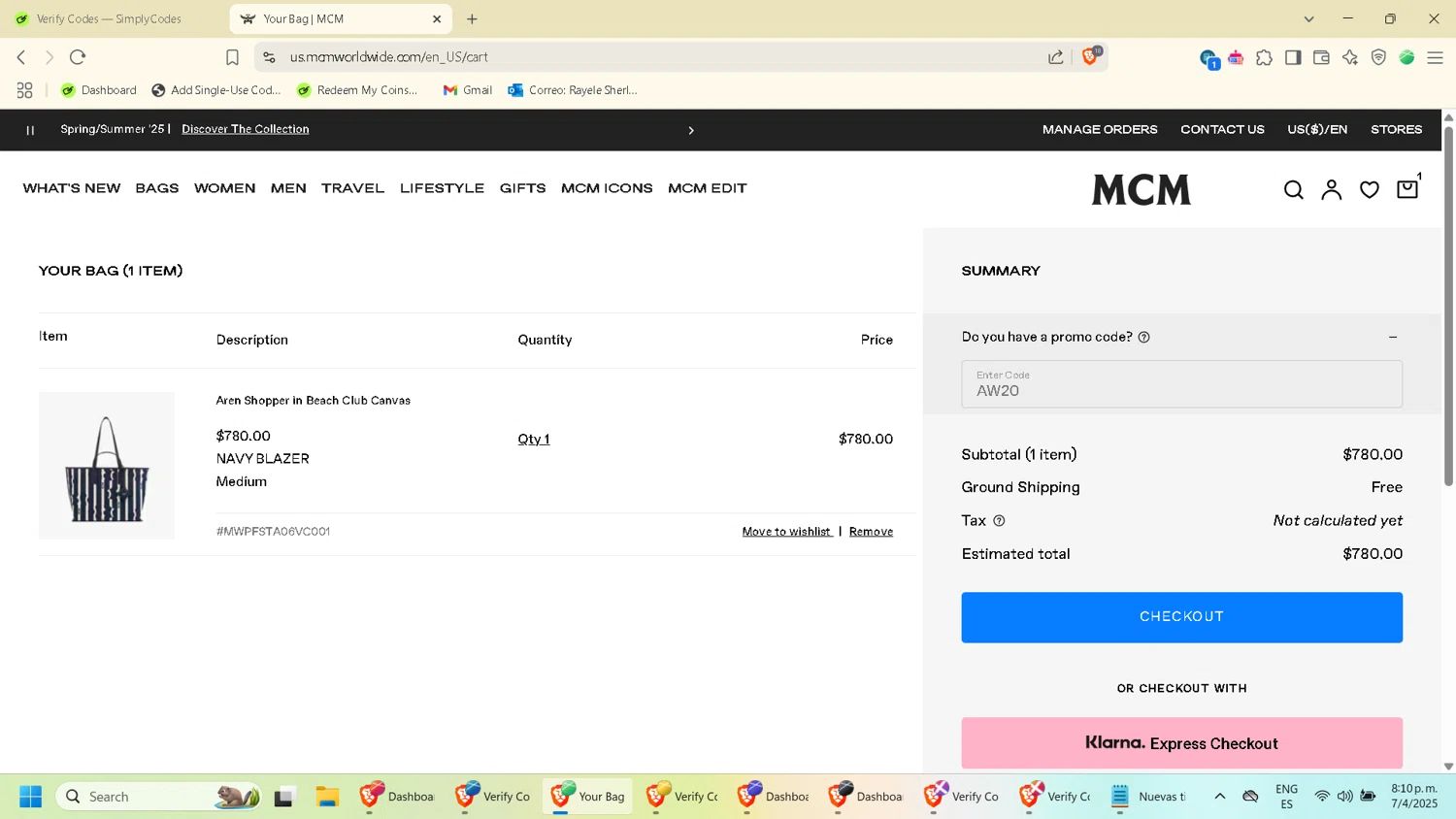 MCM DE coupon code tested July 2026 – Coupons Scout