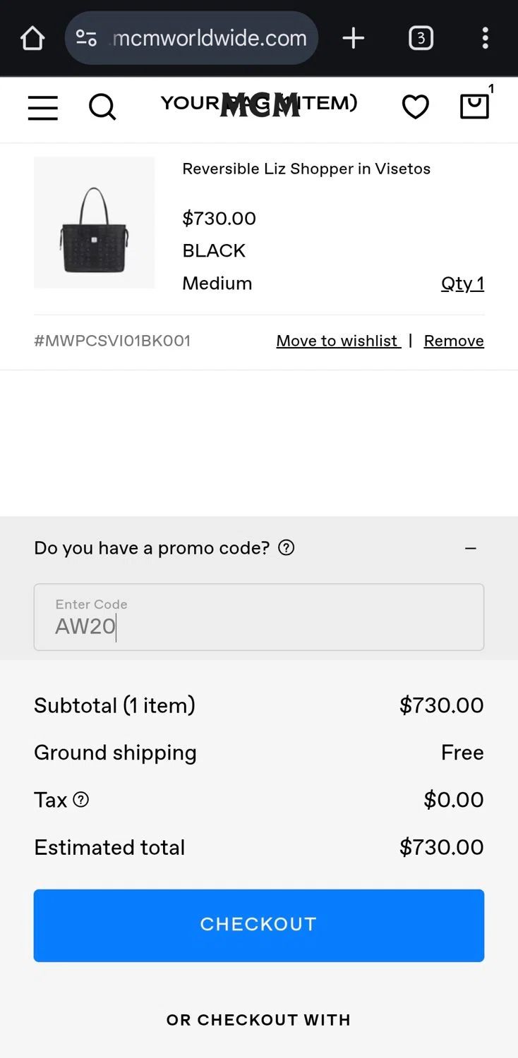 MCM DE coupon code tested July 2026 – Coupons Scout