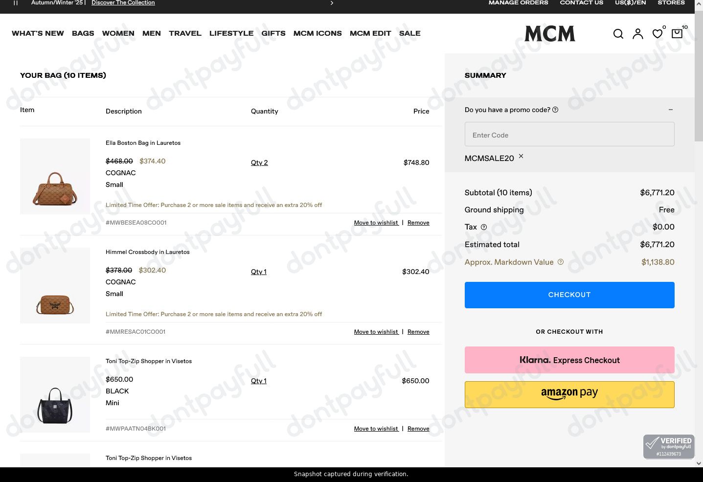MCM DE coupon code tested July 2026 – Coupons Scout
