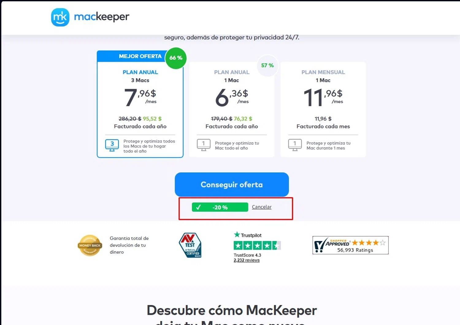 MacKeeper coupon code tested July 2026 – Coupons Scout