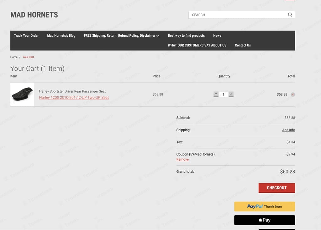 MadHornets coupon code tested July 2026 – Coupons Scout