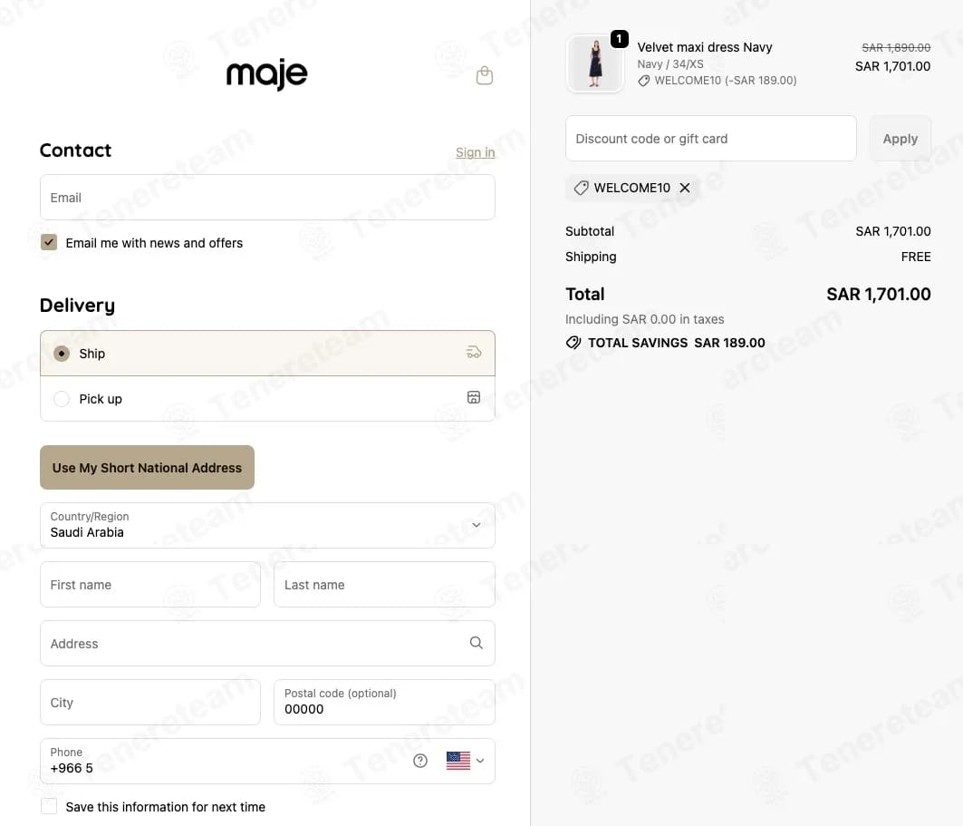 Maje CA coupon code tested July 2026 – Coupons Scout