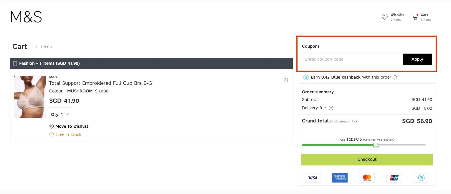 Marks and Spencer coupon code tested September 2026 – Coupons Scout