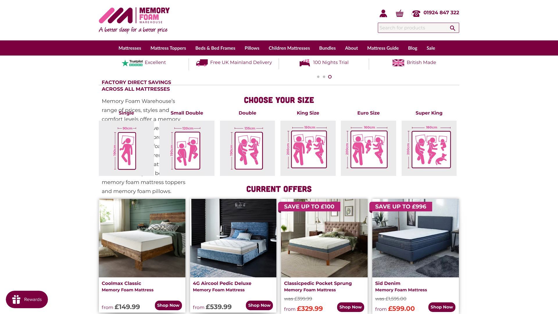 MemoryFoamWarehouse coupon code tested July 2026 – Coupons Scout