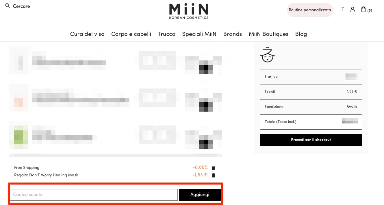 MiiNCosmetics IT coupon code tested July 2026 – Coupons Scout