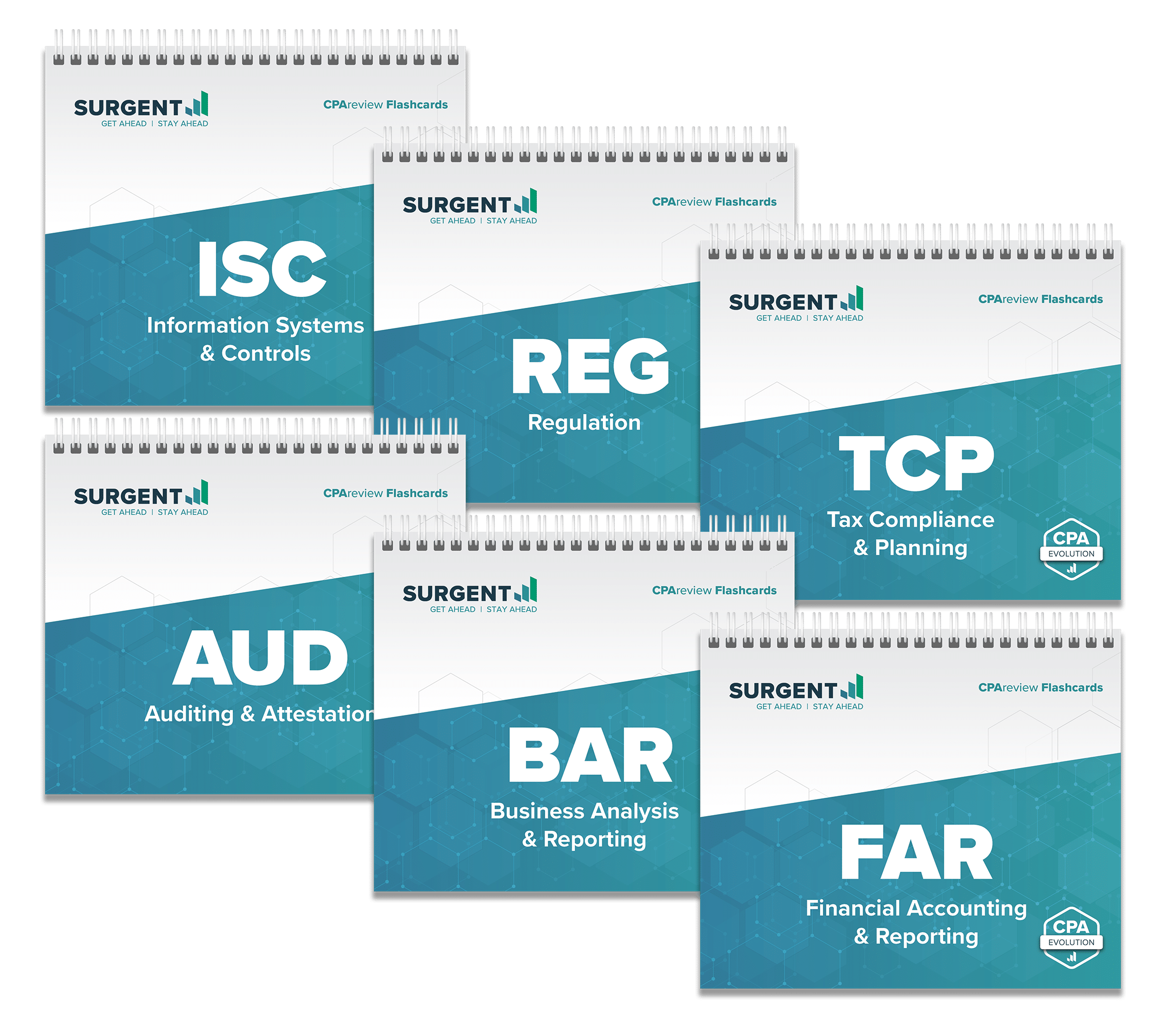 Surgent CPA Review Ultimate Pass package showcasing adaptive AI learning technology