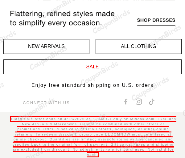 Misook coupon code tested July 2026 – Coupons Scout