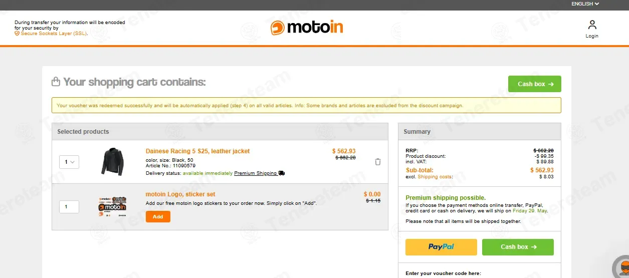 Motoin SE coupon code tested July 2026 – Coupons Scout