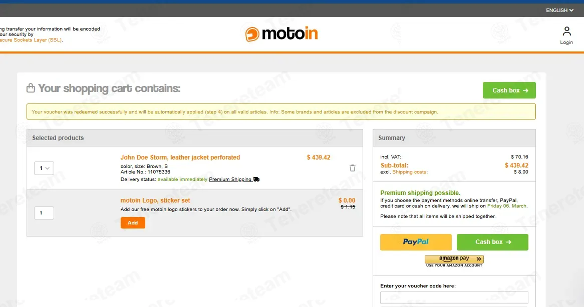 Motoin SE coupon code tested July 2026 – Coupons Scout