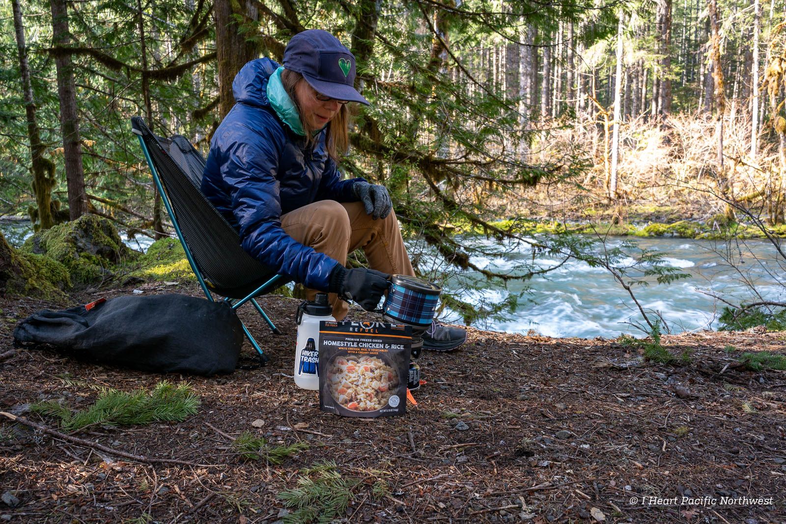 Peak Refuel freeze dried backpacking meal review featuring 100% real meat and USA sourced ingredients